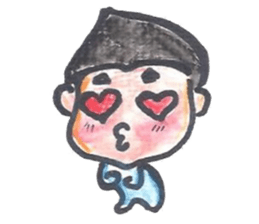 AsaBlue life style sticker #1835000