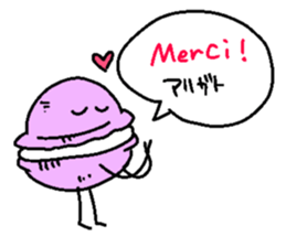 French macaroons sticker #1835532