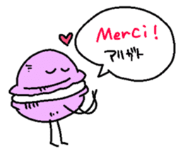 French macaroons sticker #1835532