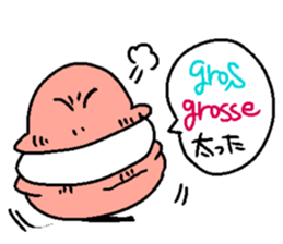 French macaroons sticker #1835553