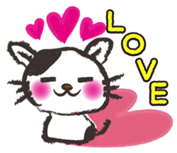 Brush cat.(English version) sticker #1835961