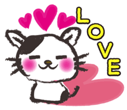 Brush cat.(English version) sticker #1835961