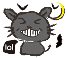 Brush cat.(English version) sticker #1835967