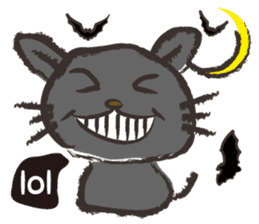 Brush cat.(English version) sticker #1835967