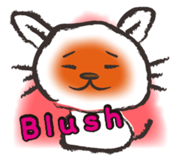 Brush cat.(English version) sticker #1835968