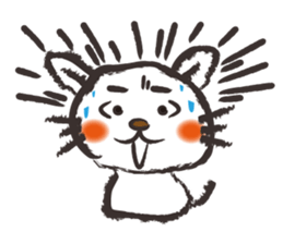 Brush cat.(English version) sticker #1835976