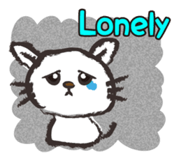 Brush cat.(English version) sticker #1835988