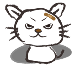 Brush cat.(English version) sticker #1835994