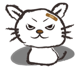 Brush cat.(English version) sticker #1835994