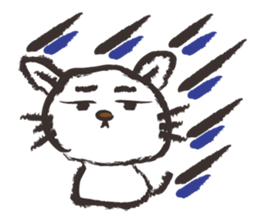 Brush cat.(English version) sticker #1835996