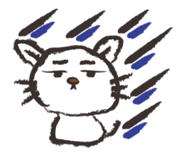 Brush cat.(English version) sticker #1835996