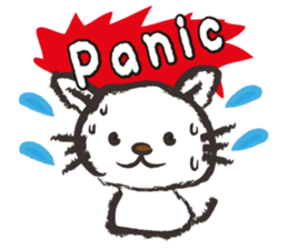 Brush cat.(English version) sticker #1835997