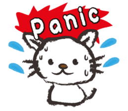 Brush cat.(English version) sticker #1835997