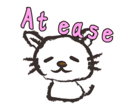 Brush cat.(English version) sticker #1835999