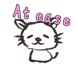 Brush cat.(English version) sticker #1835999