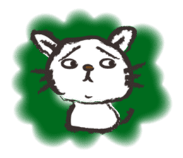 Brush cat.(English version) sticker #1836000