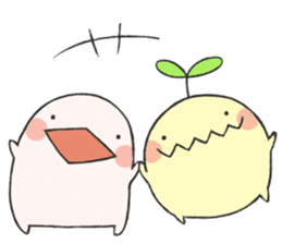 Mu-tyan and Q-tyan sticker #1836026