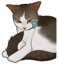 omame, azuki beans, and  families sticker #1836093