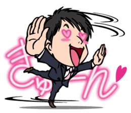 The executive director goes his own way. sticker #1836568
