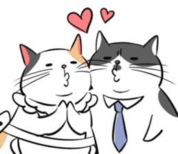 A couple of stray cats sticker #1837008