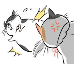 A couple of stray cats sticker #1837013