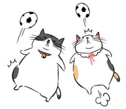 A couple of stray cats sticker #1837027