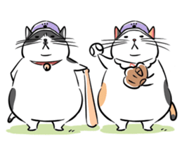 A couple of stray cats sticker #1837029