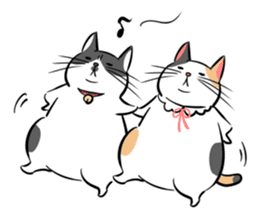 A couple of stray cats sticker #1837037