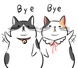 A couple of stray cats sticker #1837040