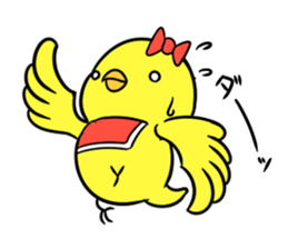 Pretty action  of the P-chan sticker #1837250