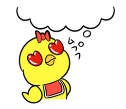 Pretty action  of the P-chan sticker #1837256