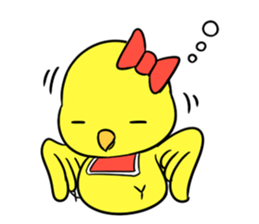 Pretty action  of the P-chan sticker #1837257