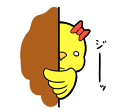 Pretty action  of the P-chan sticker #1837258