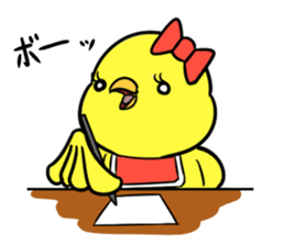 Pretty action  of the P-chan sticker #1837259