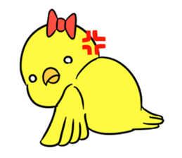 Pretty action  of the P-chan sticker #1837261