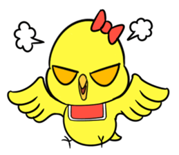 Pretty action  of the P-chan sticker #1837265