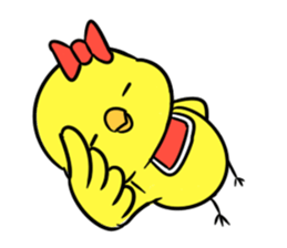 Pretty action  of the P-chan sticker #1837268