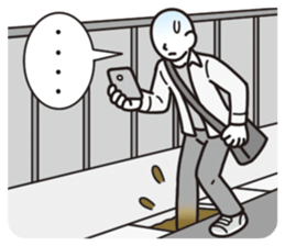 Unlucky man sticker #1837446