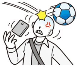 Unlucky man sticker #1837458