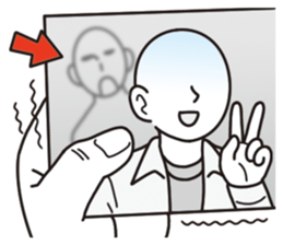 Unlucky man sticker #1837469