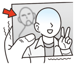 Unlucky man sticker #1837469