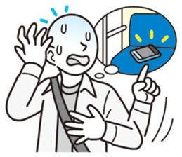 Unlucky man sticker #1837473