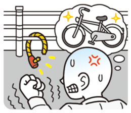 Unlucky man sticker #1837479