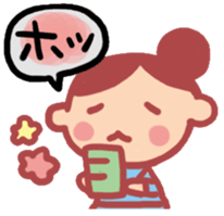 happy-go-lucky girl sticker #1837683