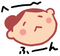 happy-go-lucky girl sticker #1837684