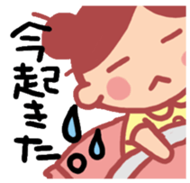 happy-go-lucky girl sticker #1837696