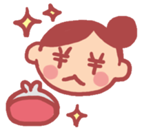 happy-go-lucky girl sticker #1837698