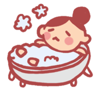 happy-go-lucky girl sticker #1837701