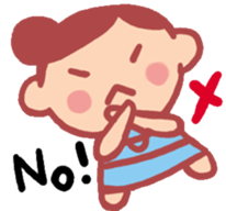 happy-go-lucky girl sticker #1837711