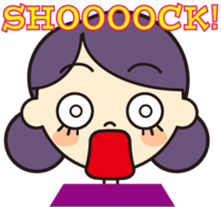 40 countenance girl sticker #1837837